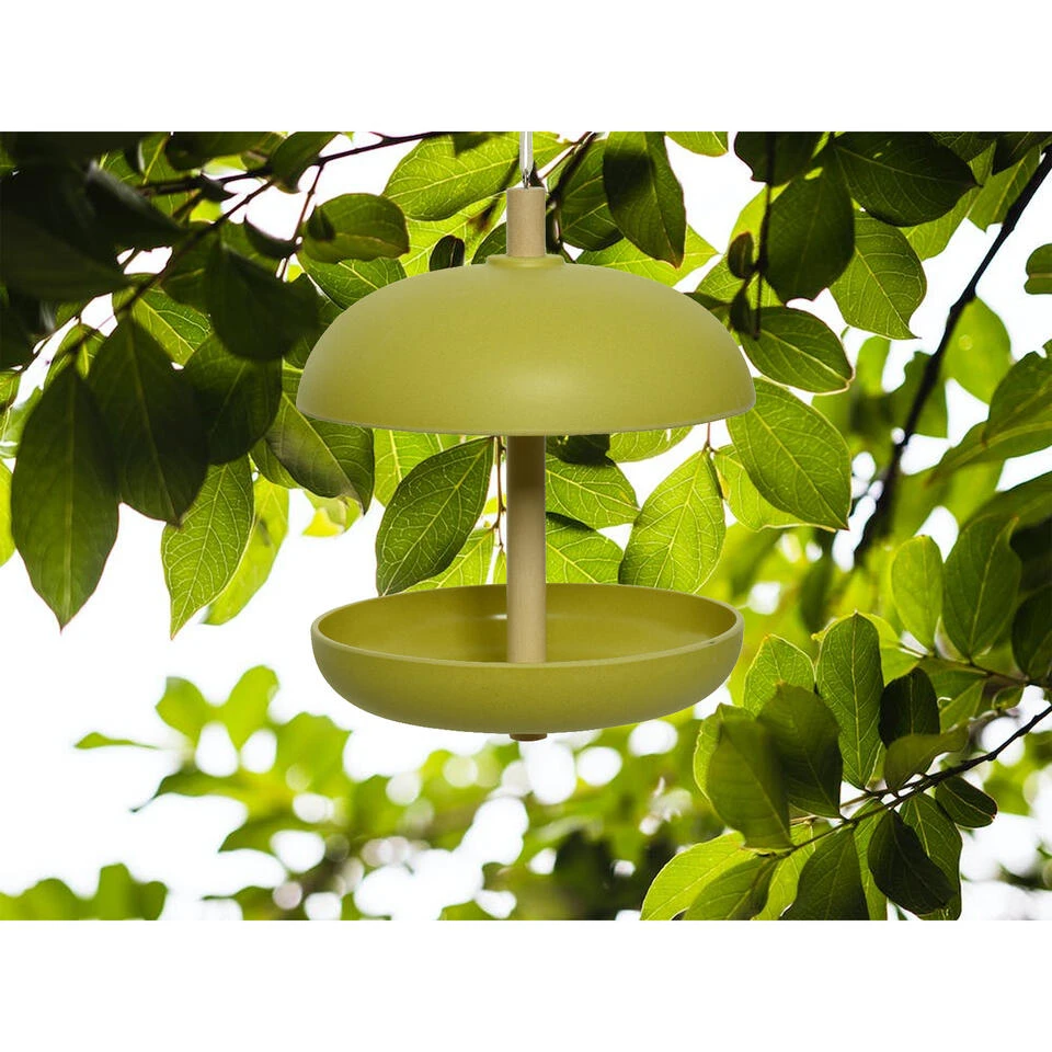 Decoris Vogelvoederplek - Silo - Hangend - Bamboe - Groen - 25 Cm - Afbeelding 2