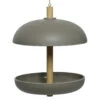 Decoris Vogelvoedersilo - Hangend - Bamboe - Grijs - 25 Cm