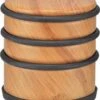 Decoris Bamboe Deurstopper 7 Cm - Huishouden Deurstoppers/deurwiggen - Hout/metaal