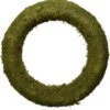 Decoris Kerstkrans/strokrans Van Mos Om Te Decoreren 30 Cm DIY Kransen - Deurkransen/strokransen Kerstversiering