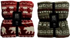 Decoris Woondeken Winter Dessin 130x170cm (1 Stuk) Assorti