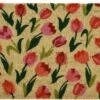 Decoris Luxe Deurmat Kokosmat 40 X 60 Cm Buiten Deur Mat - Bloemen