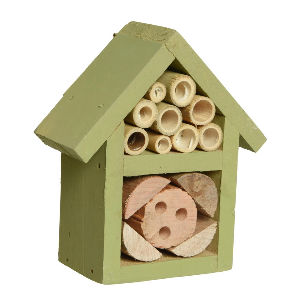 Decoris Insectenhotel - Lichtgroen - Vurenhout - 11 Cm - Image 2