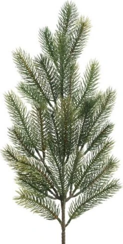 Decoris 1x Groene Kersttakken / Dennentakjes 66 Cm Kerstversiering - Groene Kunsttakjes/dennentakken