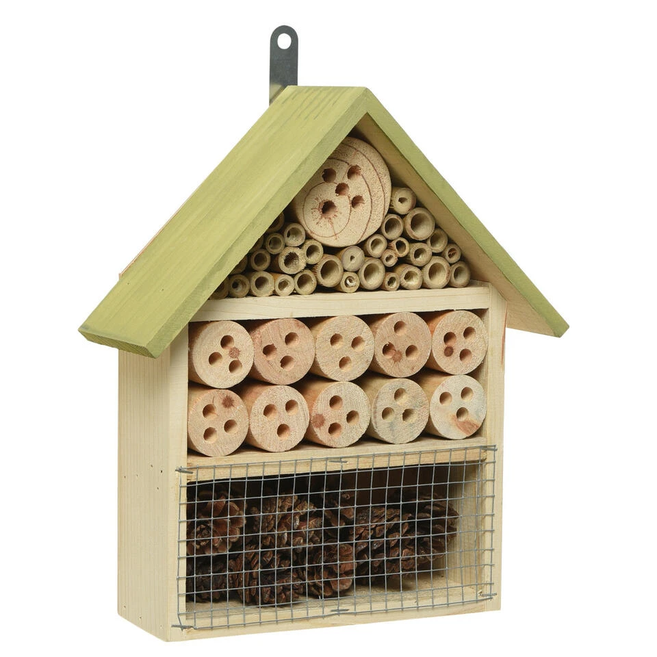 Decoris Insectenhotel - Lichtgroen - Vurenhout - 29 Cm - Image 2