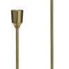 Decoris Luxe Dinerkaarsen Kandelaars Set 2x Stuks Aluminium 15 En 20 Cm Goud
