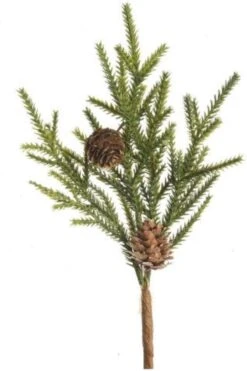 Decoris Decoatief Dennentak Met Dennenappels 24cm