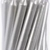 Decoris Dinerkaarsen Zilver D 1,3 H 10,5 Cm 22 Stuks