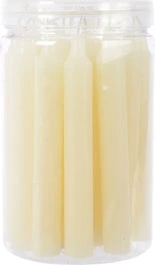 Decoris Dinerkaarsen Ivoor D 1,3 H 10,5 Cm 22 Stuks