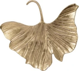 Decoris Schaal Ginkoblad Goud 25 X 22 X 2 Cm