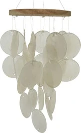 Decoris Windgong Schelpen Sammy Naturel D 15 H 24 Cm