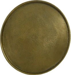 Decoris Decoratiebord Goud D 20 H Cm