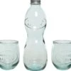 Decoris Fles En Glazen 3 Stuks