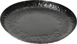 Decoris Decoratiebord Zwart D 40 H 2 Cm