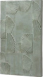 Decoris Tuin Wanddecoratie Fibre Groen 5 X 45 X 75 Cm