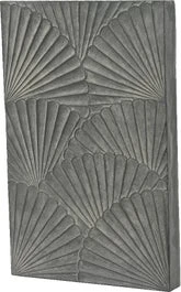 Decoris Tuin Wanddecoratie Fibre Antraciet 35 X 55 X 5 Cm