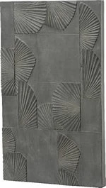 Decoris Tuin Wanddecoratie Fibre Antraciet 5 X 45 X 75 Cm