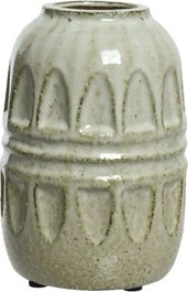 Decoris Vaas Wit 14,5 X 14,5 X 20,5 Cm