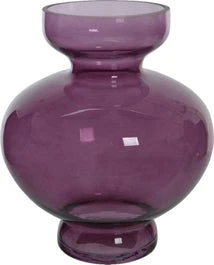 Decoris Vaas Paars D 14,5 H 17,5 Cm