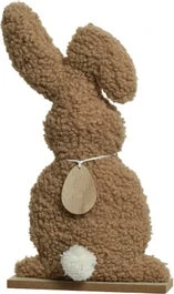 Decoris Paasdecoratie Konijn Beige 6 X 23 X 45,5 Cm