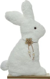 Decoris Konijn Wit 5 X 13 X 21 Cm