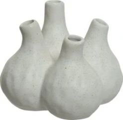 Decoris Tulpenvaas Wit 13,7 X 13,4 X 12,2 Cm