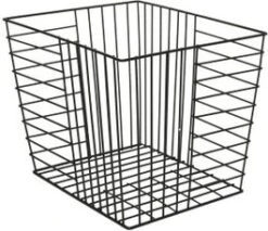 Decoris Opbergmand Zwart 22 X 22 X 30 Cm