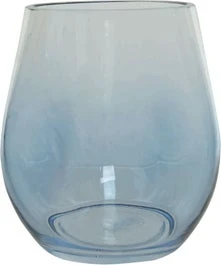 Decoris Vaas Blauw D 13,6 H 15,1 Cm