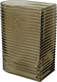 Decoris Vaas Grijs 11 X 11 X 20 Cm