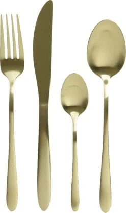 Decoris Bestekset Goud 16-delig