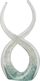 Decoris Beeld Aqua Groen 13 X 7 X 25 Cm