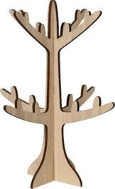 Decoris Tafeldecoratie Boom Naturel 22 X 22 X 28 Cm