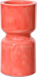 Decoris Kandelaar Oranje D 10,5 H 20 Cm