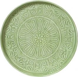 Decoris Decoratiebord Cura Groen D 32 H 3 Cm