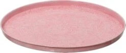 Decoris Decoratiebord Cura Roze D 39,5 H 3 Cm