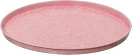 Decoris Decoratiebord Cura Roze D 39,5 H 3 Cm