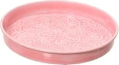 Decoris Decoratiebord Cura Roze D 23 H 3 Cm