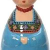 Decoris Beeld Frida Blauw 8,5 X 8,2 X 17,6 Cm