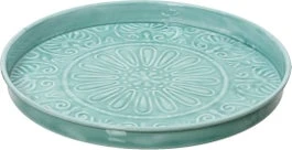 Decoris Decoratiebord Cura Mint D 30 H 3 Cm