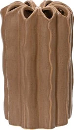 Decoris Vaas Cacta Bruin D 13,5 H 22 Cm