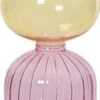 Decoris Vaas Roze / Geel D 11,5 H 19,5 Cm