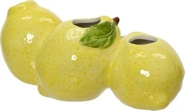 Decoris Vaas Geel 10,2 X 21,8 X 9 Cm