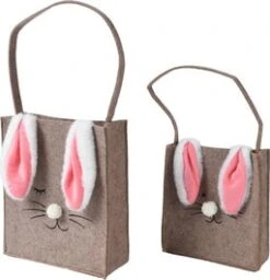 Decoris Kadotas Paashaas Beige 7 X 20 X 42 Cm